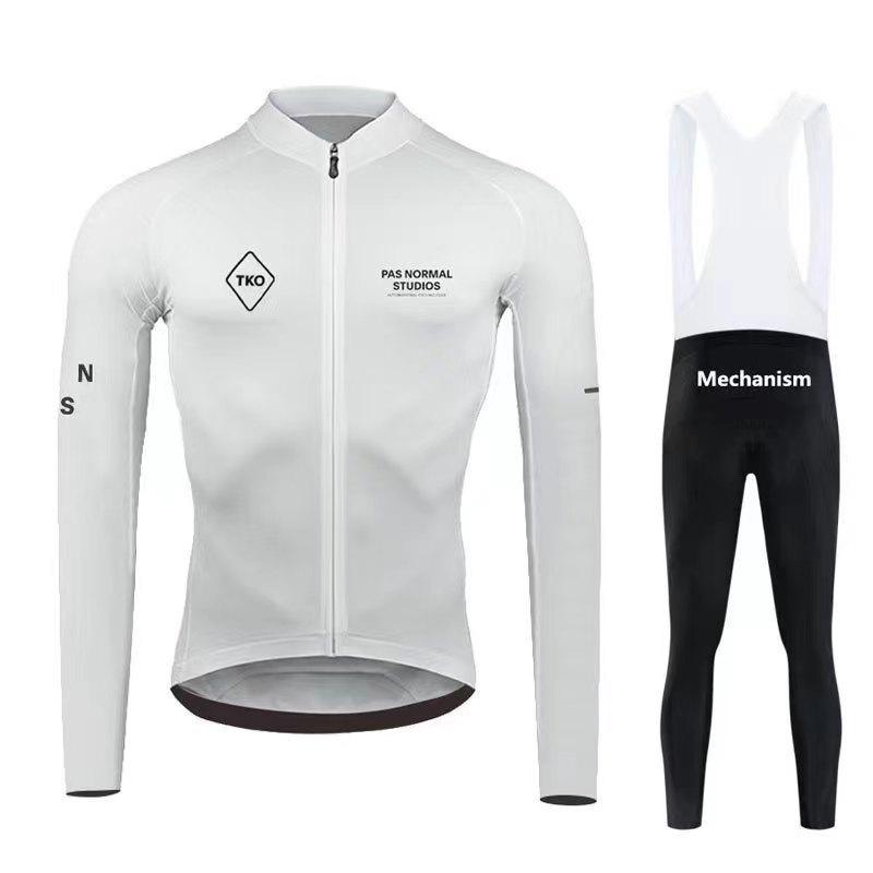 2026 Autumn Breathable Cycling Suit Set Bicycle Mountain Road Long Sleeve Milk Silk Quick Dry Breathable Double Arrow Cushion Cycling Equipment