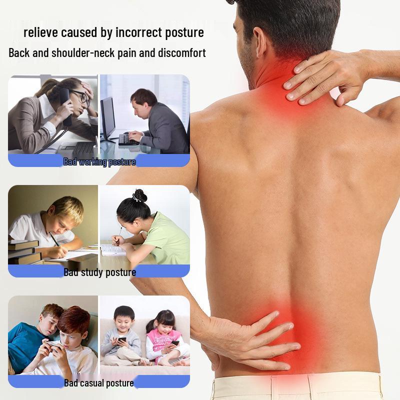 Körperhaltungs-Korrektor: Buckel vorbeugen, Schultern öffnen, Brust heben - Sitzstützgürtel für Erwachsene & Schüler