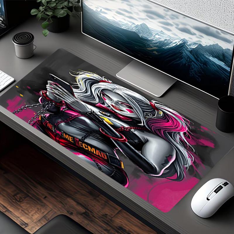 Harley Quinn Joker Print Mouse Pad, for Keyboard Pad Laptop PC Mat for Office Home Use, Desk Decor, Perfect Birthday Gift for Gamers
