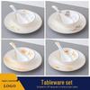 New Chinese Style Decorative Ceramic Tableware Set