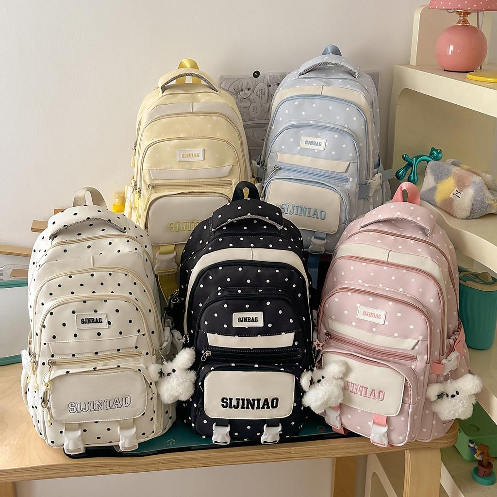 Schoolbag Mori ins high-value, simple and fashionable large-capacity schoolbag, junior high school student backpack, travel backpack