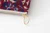 DDintex Ten to Sen Basic 15 x x and Line Embroidery Pouch, Bird, Purple, 10.5 4.5cm [Dot Fabric]