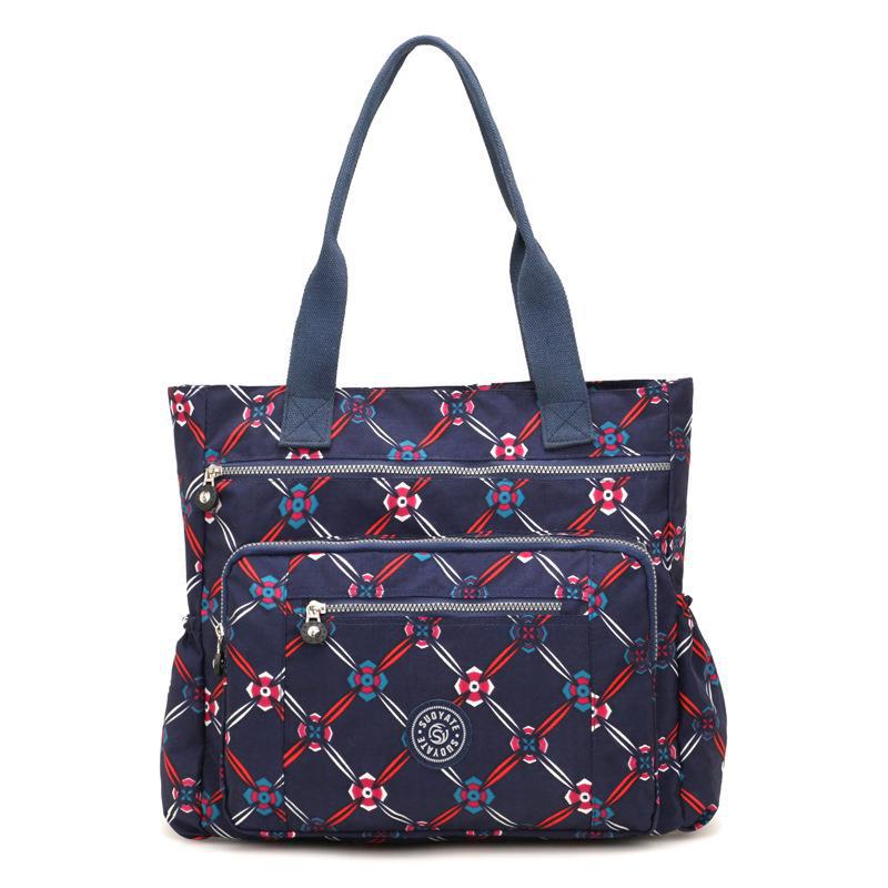 Versatile Women's Lightweight Nylon Shoulder Bag - Trendy, Casual, and Spacious Travel Handbag