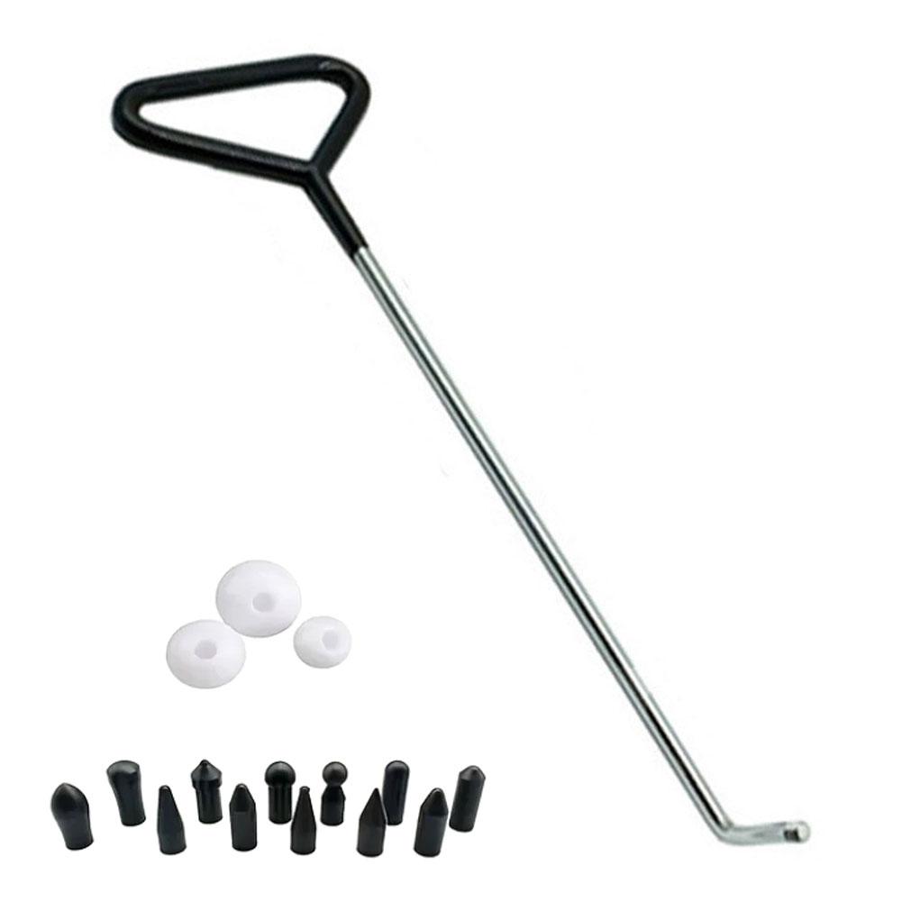 

НОВЫЕ Стержни для удаления вмятин Недавно разработанные крюки Инструменты Толкатель Черный Автомобильный Лом Инструменты для беспокрасочного ремонта вмятин Комплекты Вмятина Град Съемник Набор