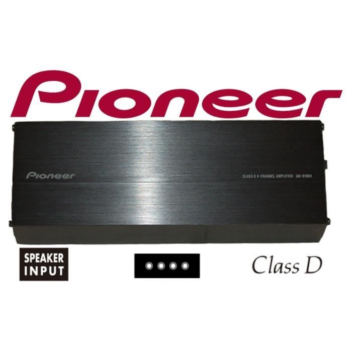 Amplificateur - PIONEER - GM-D1004 - 4 X 100 W - Ultra Compact - Classe D