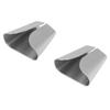 2 PCS Silver Towel Hook Brushed Finish Towel Holder Durable Towel Hook Hanger  Over the Door