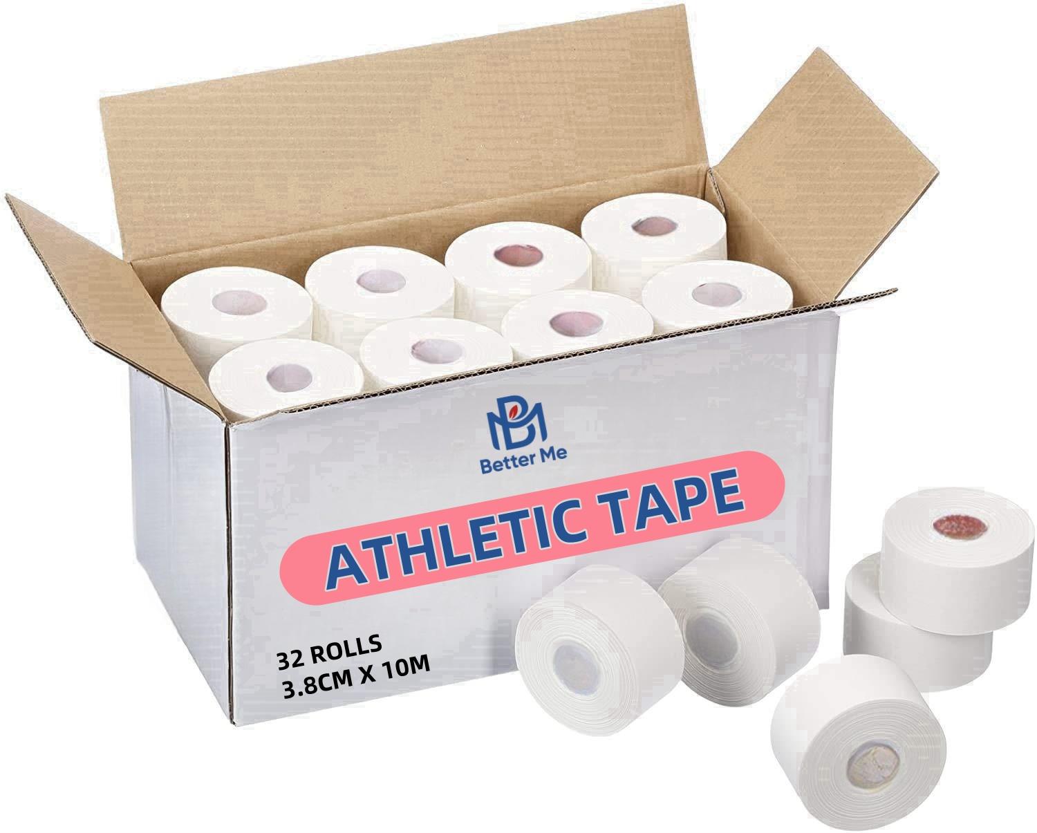 100% cotton Athletic Tape, Easy Tear Sports Tape Strong Adhesion, ideal for Gymnastics, Boxing, Lacrosse, Hockey