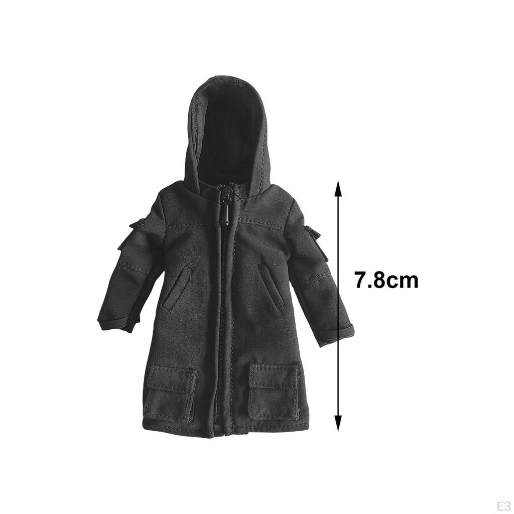 Figure Femminili 1/12 Giacca da Esterno, Modello Action Figure 6'', Cosplay Fai da Te Vestire Bambola