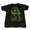 Green Sketch Art Tee; Iconic Pop Style; Men’s Medium Black Graphic Unisex T-Shirt