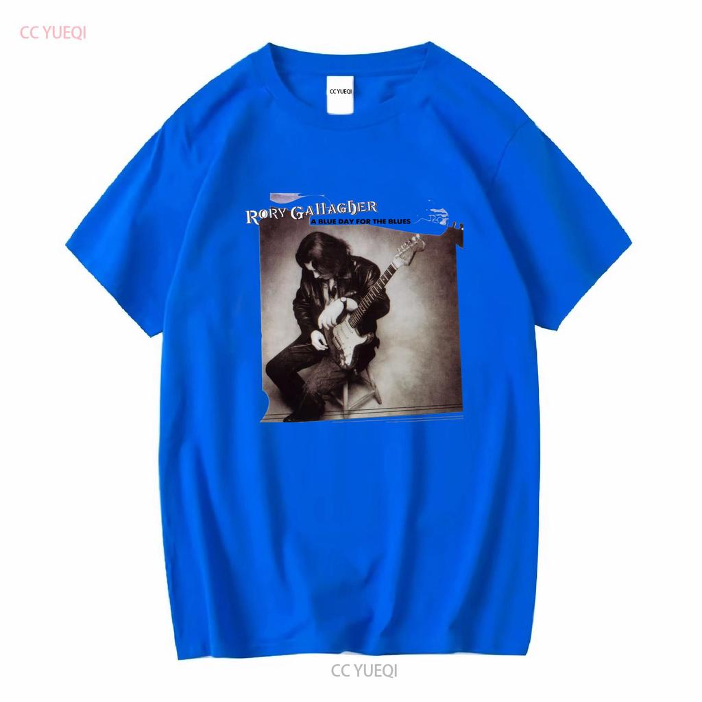 Rory Gallagher Blue Day for the Blues White S 2345XL T Shirt TMB1182 Vintage Washed Streetwear Fashion Unisex Soft Slightly