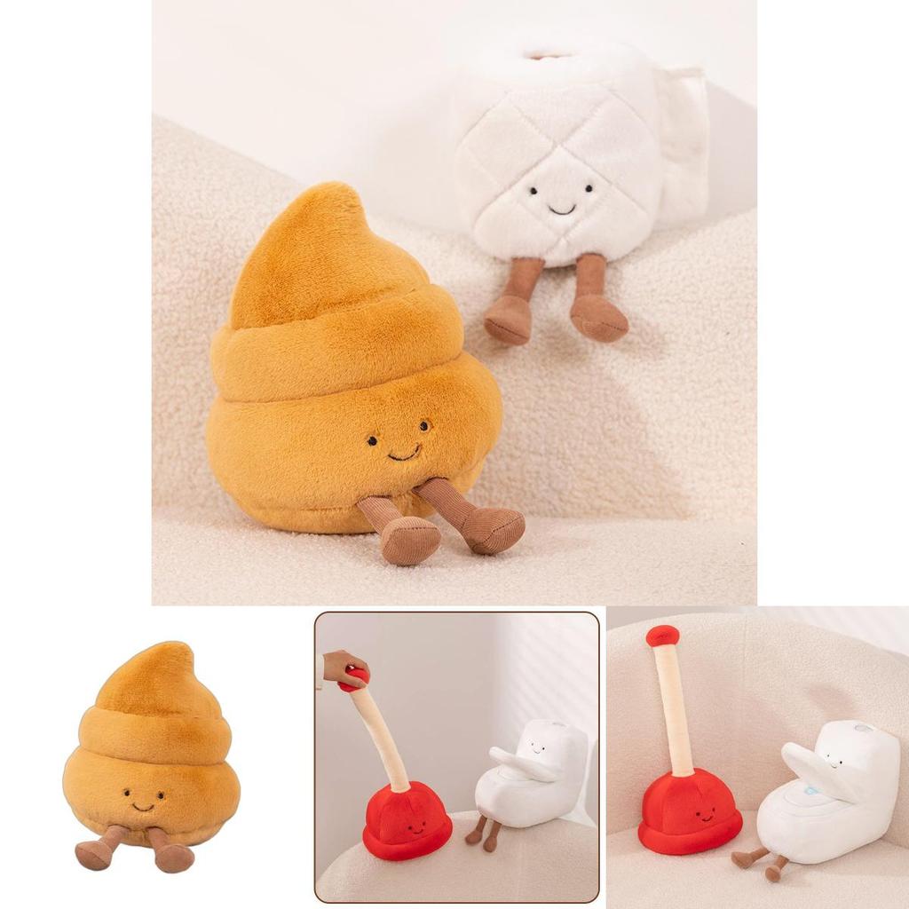 Adorable Plush Toilet Paper Doll Cuddly Soft Pp Cotton Collectible Gift