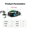 Double Sequin Flat Hook Bionic Frog3.5cm 5.4gBlackfish Special Lure Fishing Artifact