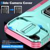 For iPhone SE (2022)/SE (2020)/8/7/6s/6 Case Camshield Kickstand TPU+PC Anti-Slip Phone Cover