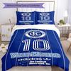 Team Club 3 Customize your name Bedding Set Breathable Duvet Cover with Pillowcases Home Decoration Birthday Gift
