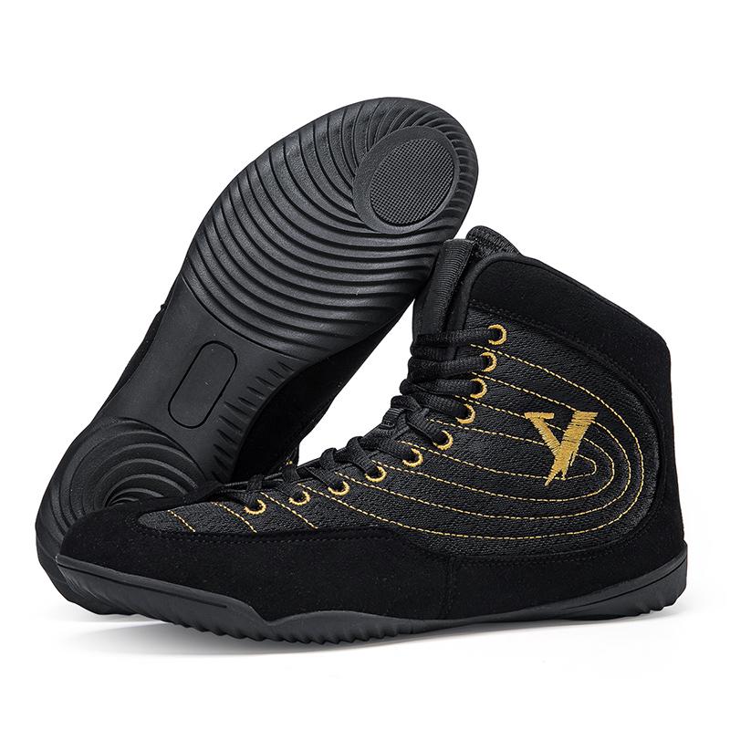 

Мужская обувь для борьбы, профессиональные дышащие боксерские ботинки унисекс, высококачественные легкие боксерские кроссовки, боевые ботинки для борьбы 35