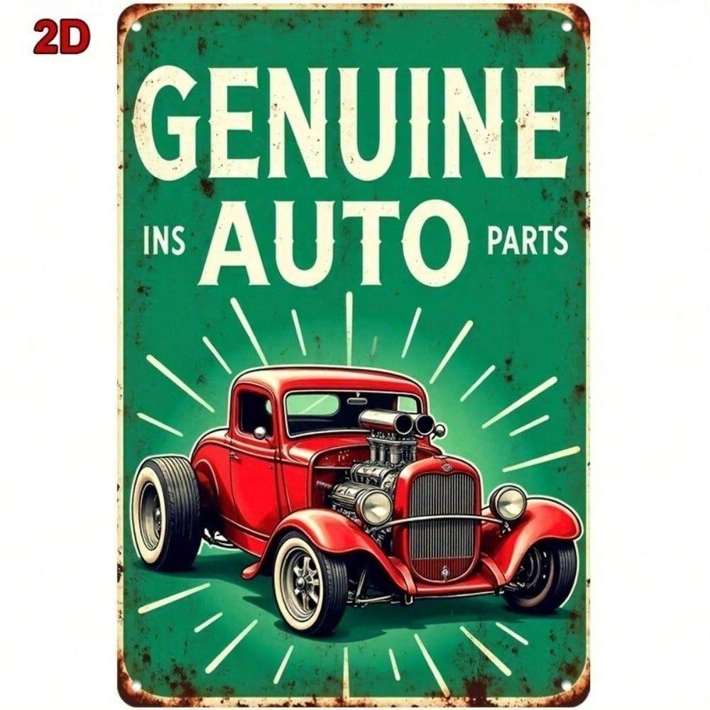 Vintage Metallwandkunst Poster Retro Dekor für Bar