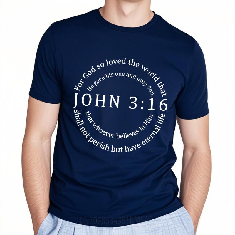 

Hiphop For Man Summer T Shirt For God So Loved The World That He Gave His One And Only Son That Whoever Believes In Him Shall 4XL