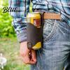 Getränkedosenhalter zum Umhängen am Gürtel Bierhalter Kunstleder Limonadengetränk Wasserdichte Flasche Tragbare Holster für Gürtel Zubehör Liebhaber