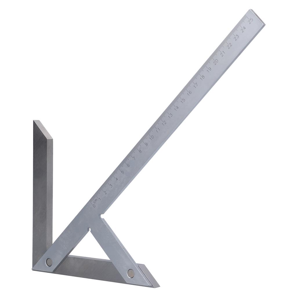 Center Gauge Ruler Stainless Steel High Accuracy Center Angle Finder for Hardware Processing Angle