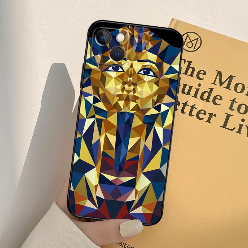 Tutankhamun Phone Case For iPhone 16 15 14 13 12 11 Pro Max 12 13 Mini XR 16e 15 16 Plus Full Cover