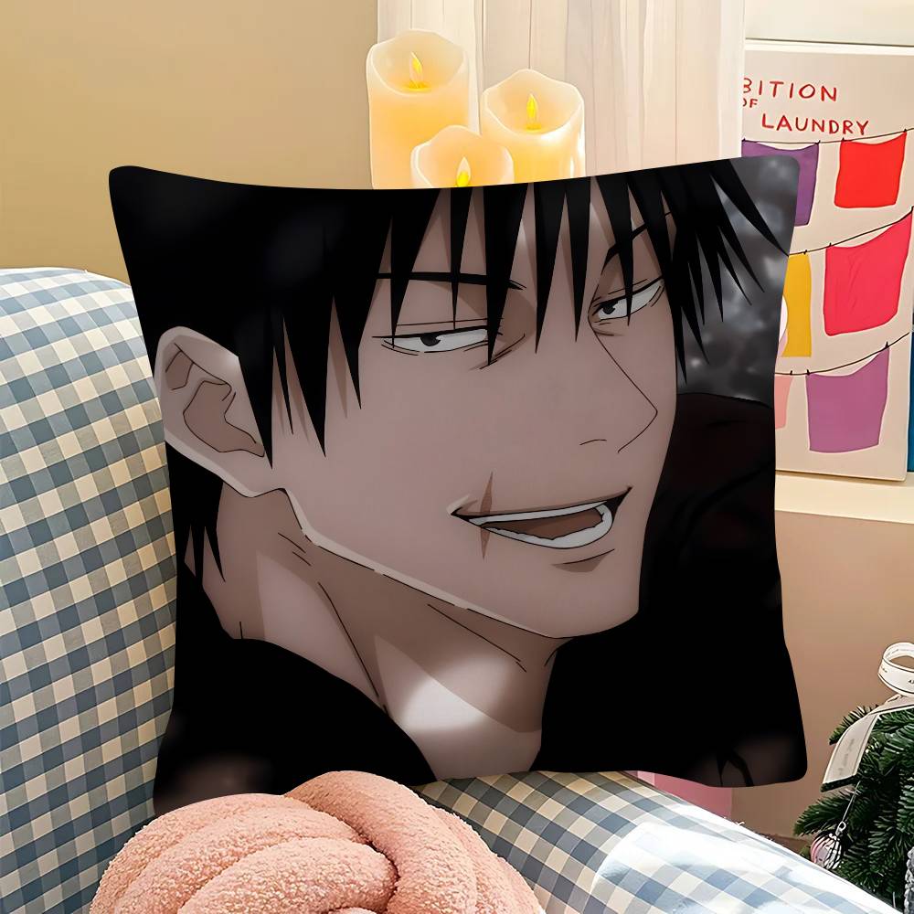 Pc TOJI FFUSHIGURO Pillow Case Fashion Square Pillowcase Bedroom Sofa Room Ins Decoration Leisure