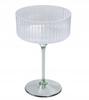 Verre à pied gobelet en plastique transparent 300ml 1 pc