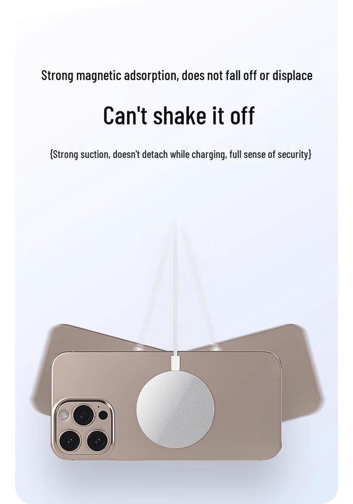 TaowanTong Magnetic Wireless Charger for iPhone 12-17, Low-Temperature Fast Charging