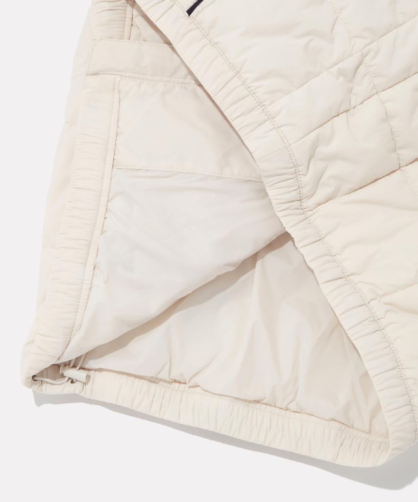 Reebok Square Quilted Padded Jacket - Ivory