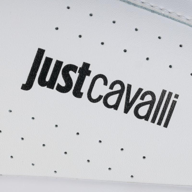 Just cavalli leather sneakers white - Size: 45
