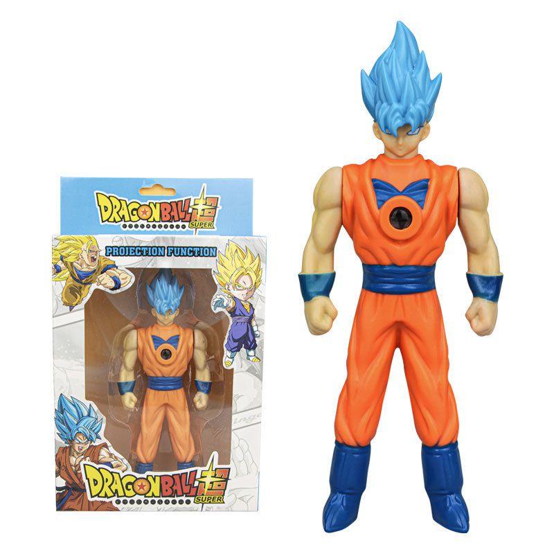 

Световая проекционная фигурка Модель Dragon Ball Z Синий Гоку Веджета Подарок для детей** Orange