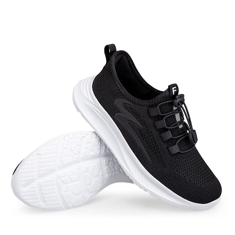Women's Lightweight Breathable Mesh Sneakers - Non-Slip Soft Sole Walking Shoes for Middle-Aged & Elderly