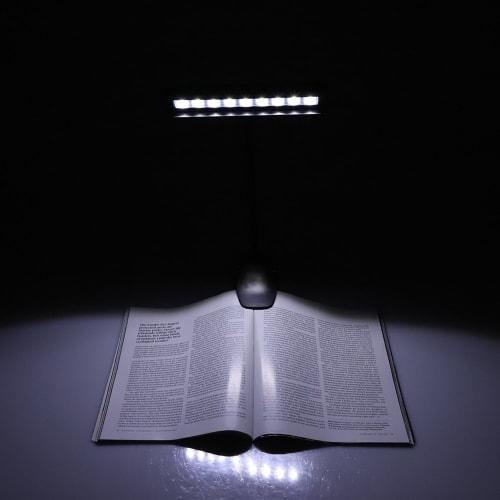 Vbestlife Music Stand Light, Tabletop, 9 LED Beads, High Brightness, Adjustable Angle, Clip-on Desk Light, Music Stand Lamp, Reading Light, Orchestra
