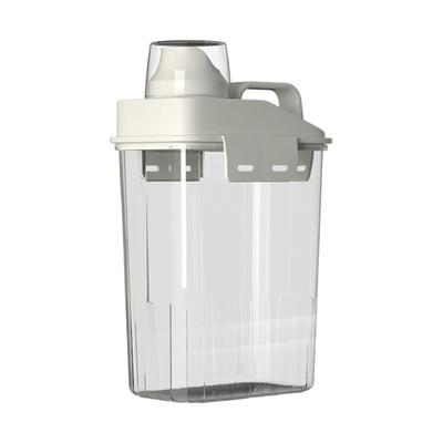 Contenitore Dispenser Polvere per Lavatrice con Coperchio Maniglia Dispenser Riso