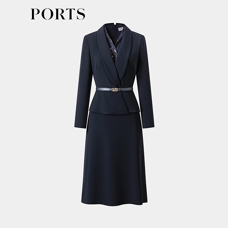 

PORTS Women s 2025 Autumn/Winter Belted Midi Dress 10