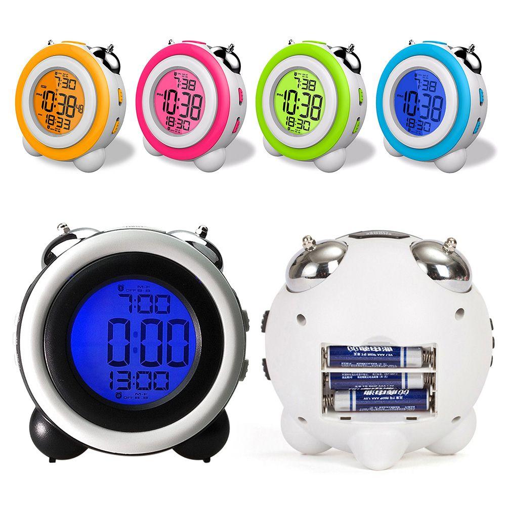 Portable Night Light LED Digital Clock Alarm Clock Digital Clock Electronic Clock