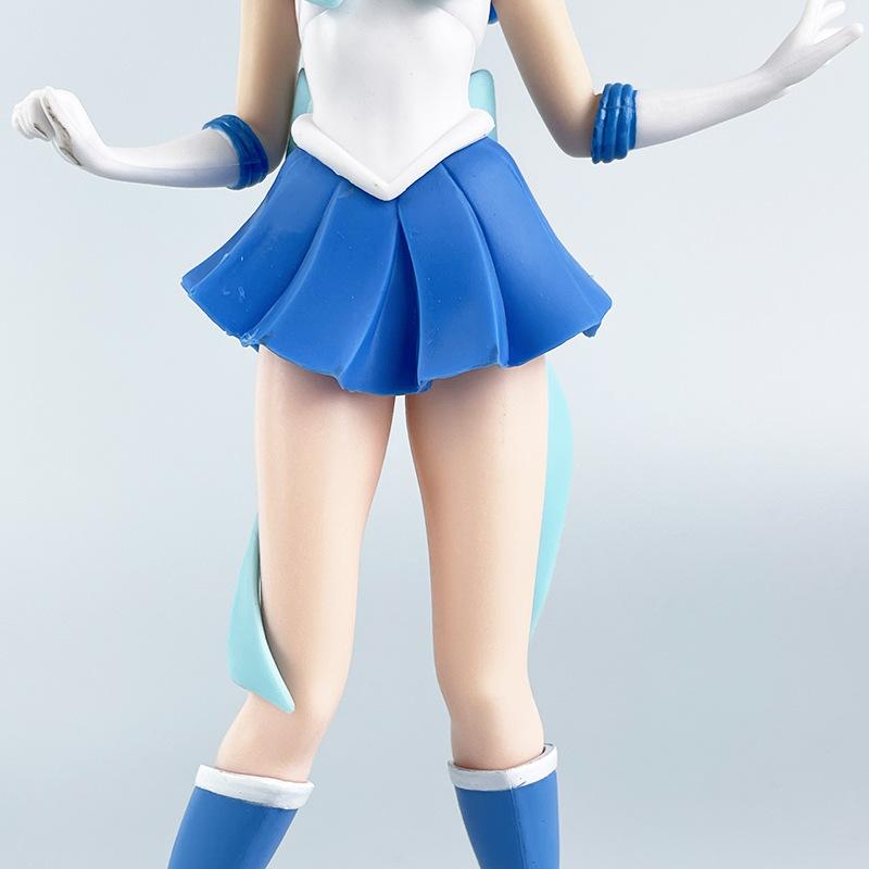 22cm Anime Hino Rei Ami Mars Mercury Figure Doll Girl Pvc Action Figurine Collectible Model Toy