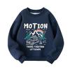Boys' Trendy Long-Sleeve Sweatshirt for Spring & Autumn