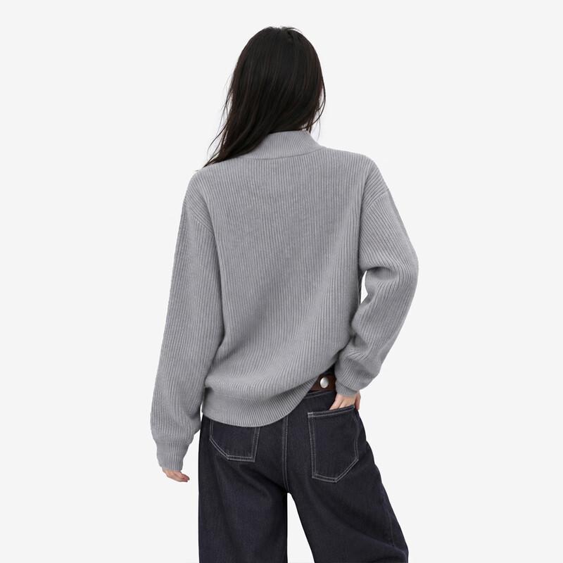 GOLFCROSS Unisex Half-Zip Pullover Knit Sweater