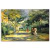 Canvas Print, A Garden In Montmartre