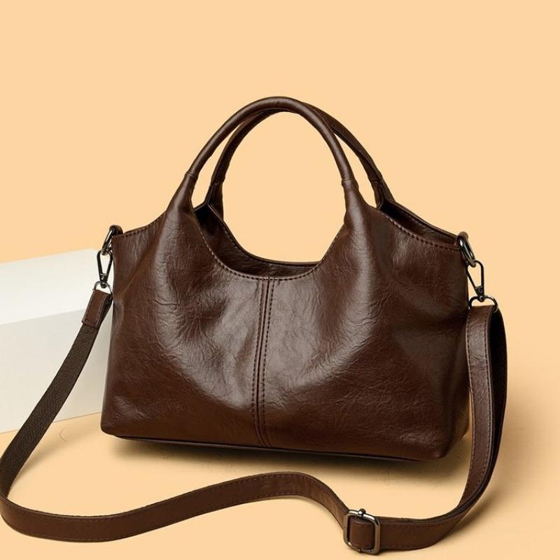Handbag - Fashionable Single-shoulder Crossbody Bag with Large Capacity for Commuting, Carrying A Vegetable Basket, Soft Design Casually