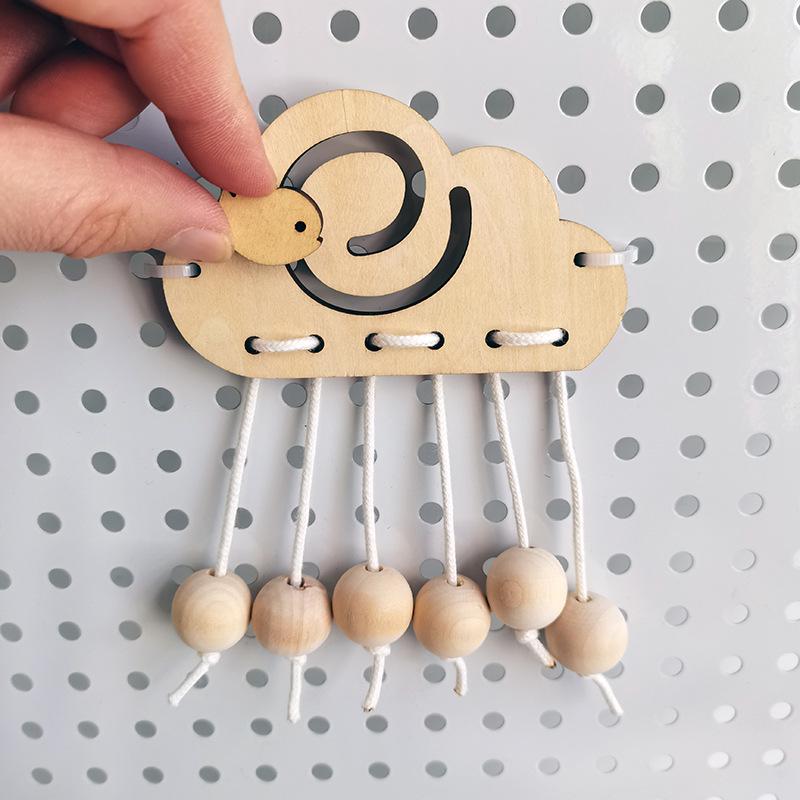 

Монтессори Детская Развивающая Доска Сделай Сам Набор для Раннего Развития - Аксессуары для Перфорированной Доски для Детей