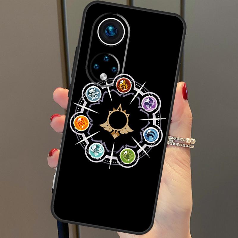 

Genshin Impact Elements Cover For Honor 90 70 50 Magic 6 Pro Magic 5 Lite Honor X6a X7a X8a X9a X8b X9b X8 X9 Case Honor X8a
