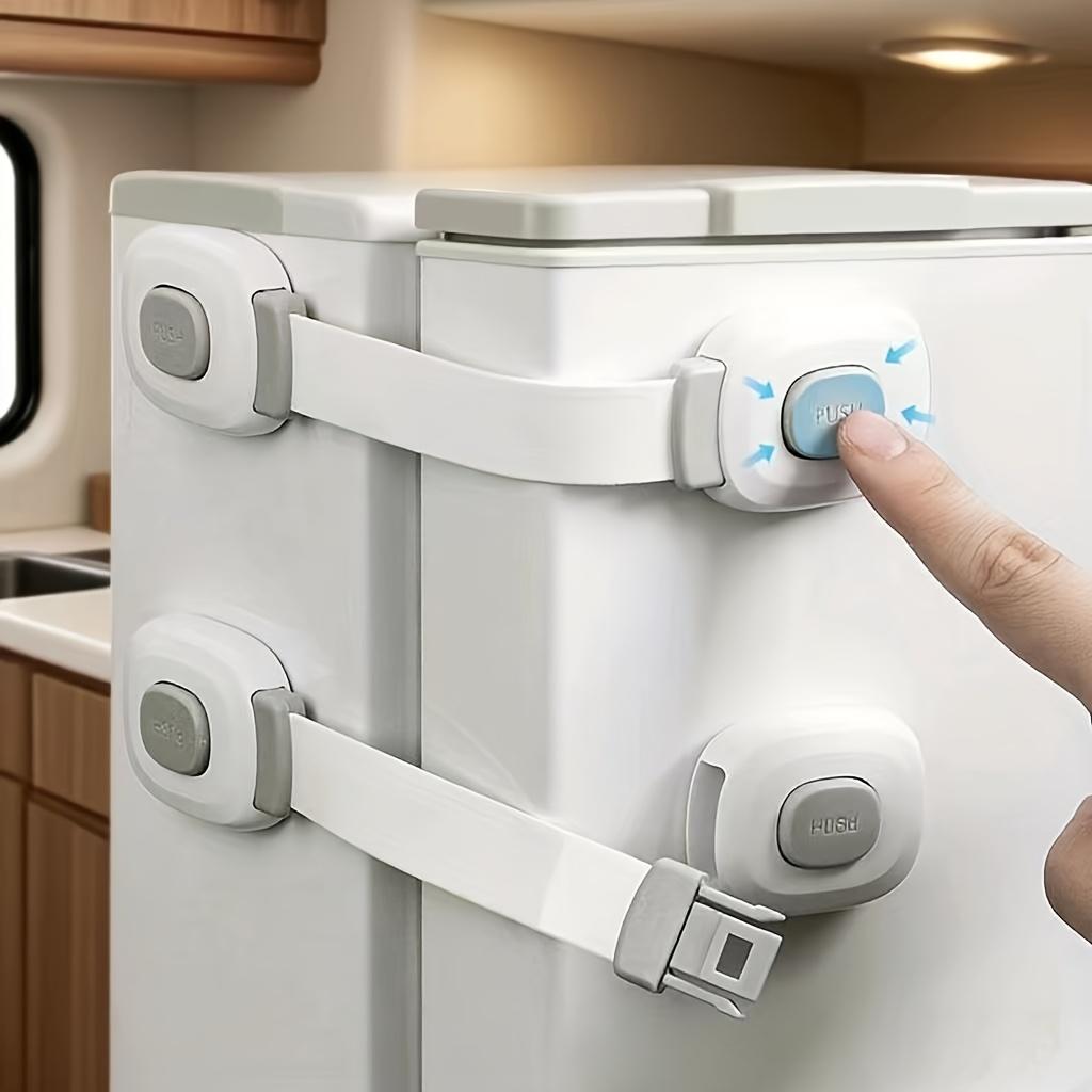 Multi Functional Children's Drawer Safety Lock, Kitchen Cabinet Door Lock, Refrigerator Baby Protection Lock, Anti Pinch Handle Buckle