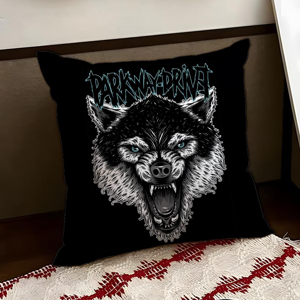 Parkway DDrive Band Cushion Cover Reversible Soft Durable Pillow Cover Home  Car MultiScene Use for Daily Comfort