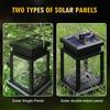 1pcs Retro Palace Lantern Outdoor Solar Lights Hanging Candle Lamps Landscape Yard Light Garden Decor Balcony Terrace Lamp