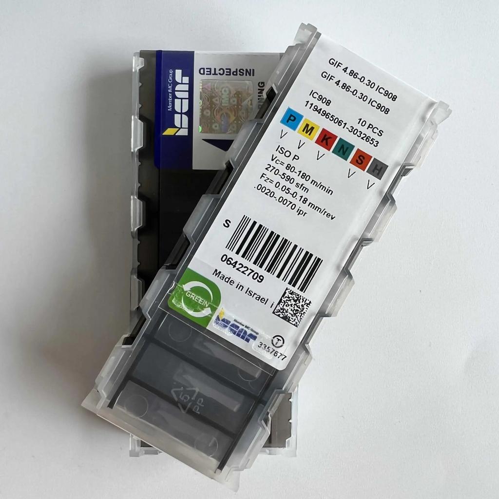 GIF4.86-0.30IC908 / Carbide blade 10 Pcs