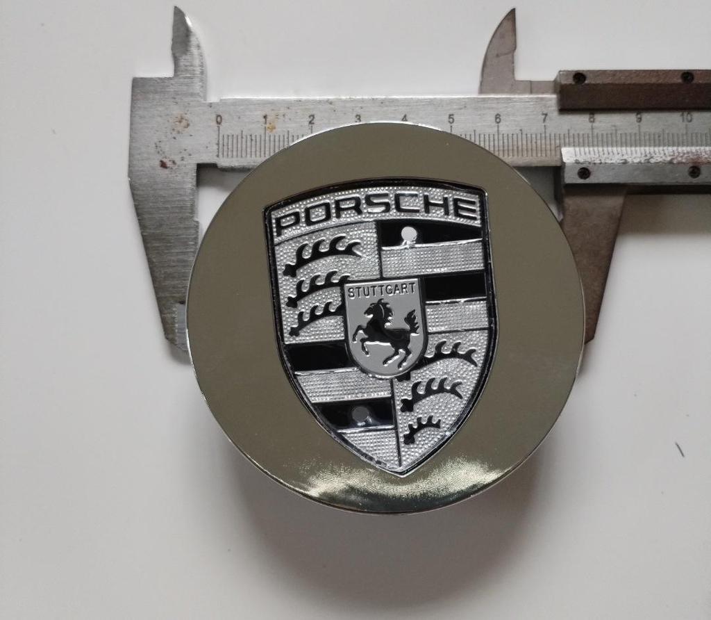 Porsche Cayenne/Macan/Panamera/718/Taycan/911 Radnabenkappe Farbiges Aufkleber