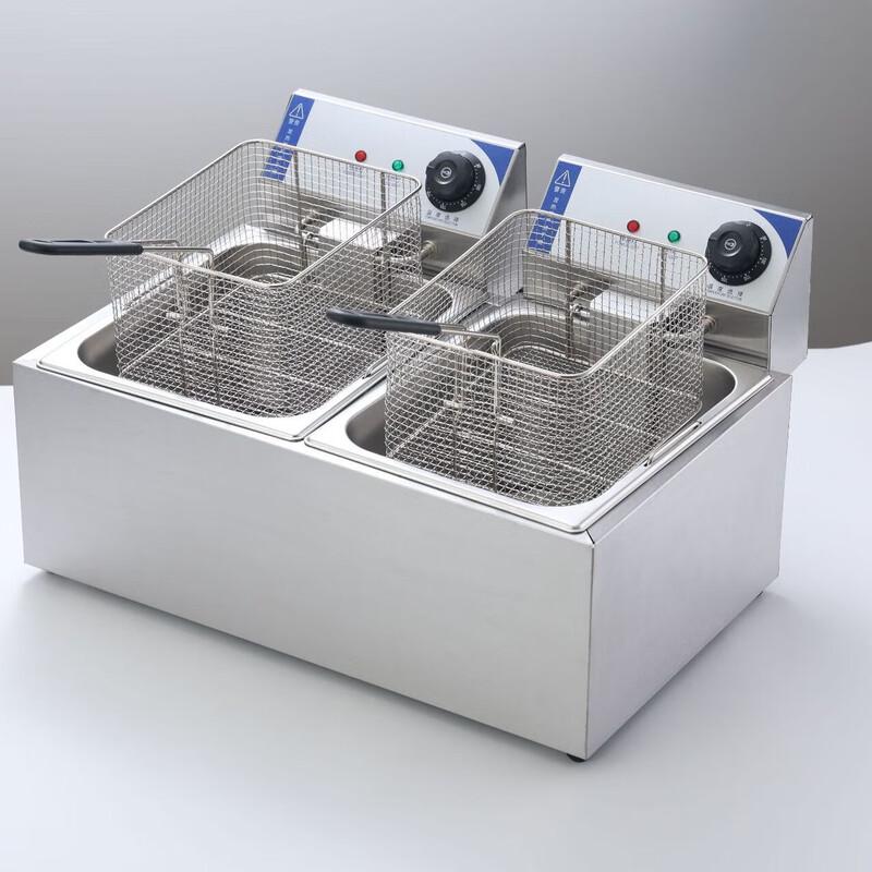 Lilang Dual-Basket Commercial Electric Deep Fryer