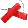 Authentic 2X Red Car Rear Bumper Reflector Signal LED Tail Stop Brake Light For Vauxhall Opel Vivaro Movano