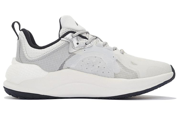 Li Ning Spark Trendy Rebound Low top Sports Casual Shoes Men's White Silver AGLS061-2